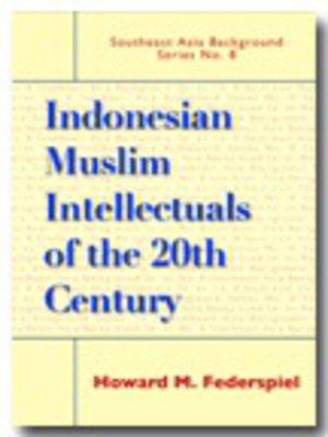 cover image of Indonesian Muslim intellectuals of the 20th century